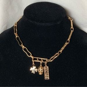 Open Edit Collected Charms Necklace